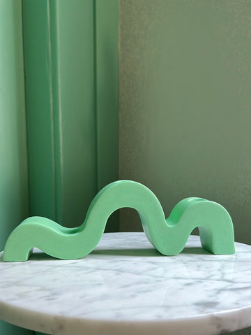 Green Squiggles No. 9