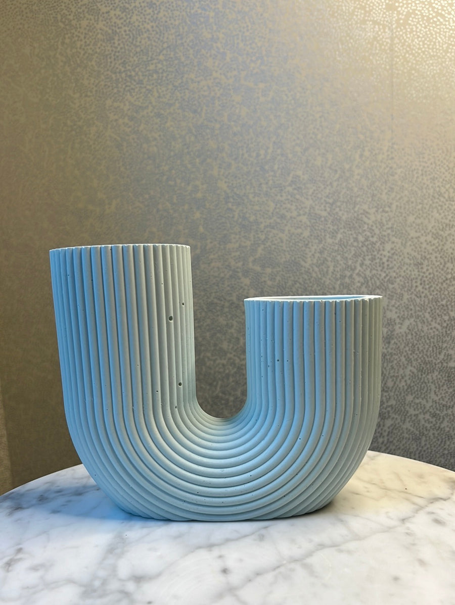 Blue Macaroni Vase No. 1