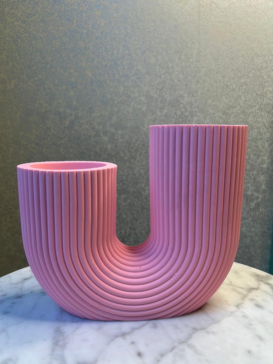 Pink Macaroni Vase No. 1